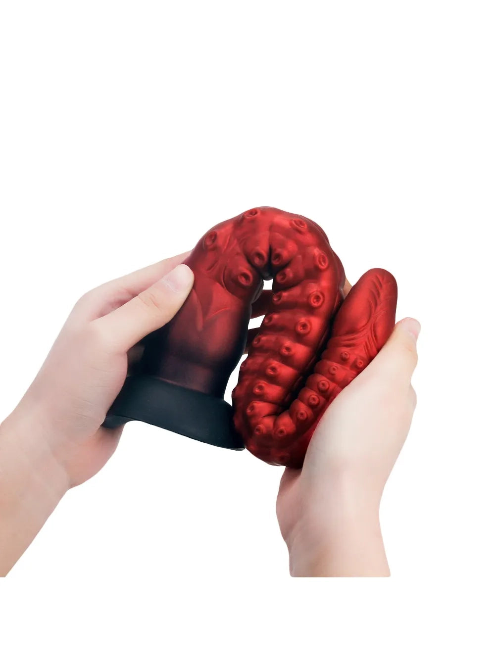Dennis Long Ribbed Tentacle Dildo, 20" Insertable and Fully Flexible, 3 Sizes