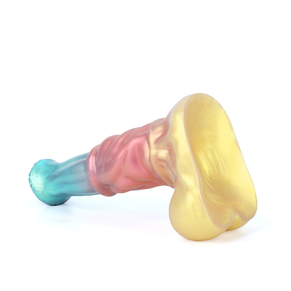 Apollo Flared Horse Cock Dildo, Twisted Shaft and Suction Base, 3 Sizes