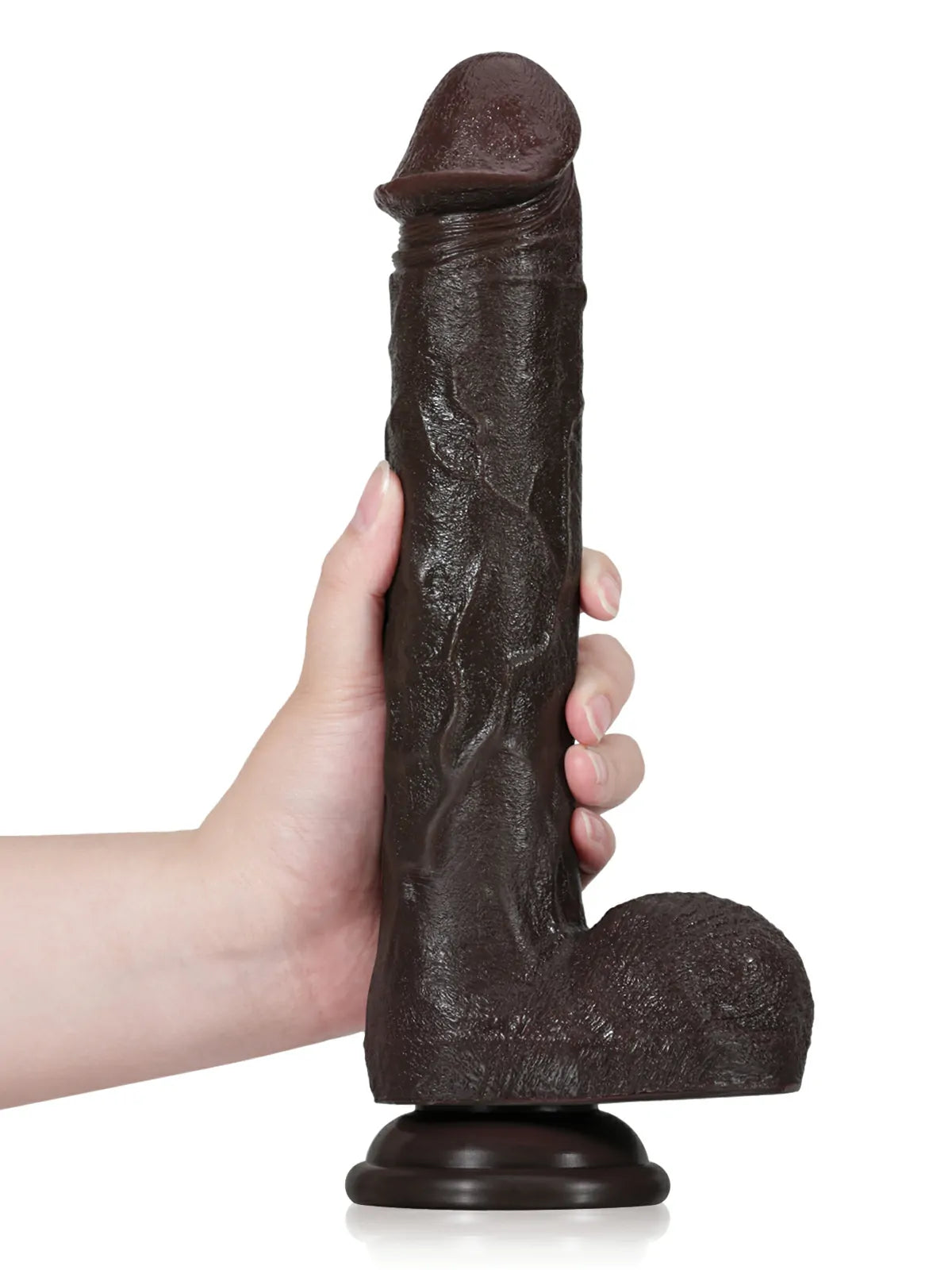 Adrianus Black 11" x 1.9" 7 Modes Thrusting & 3 Modes Vibrating Dildo
