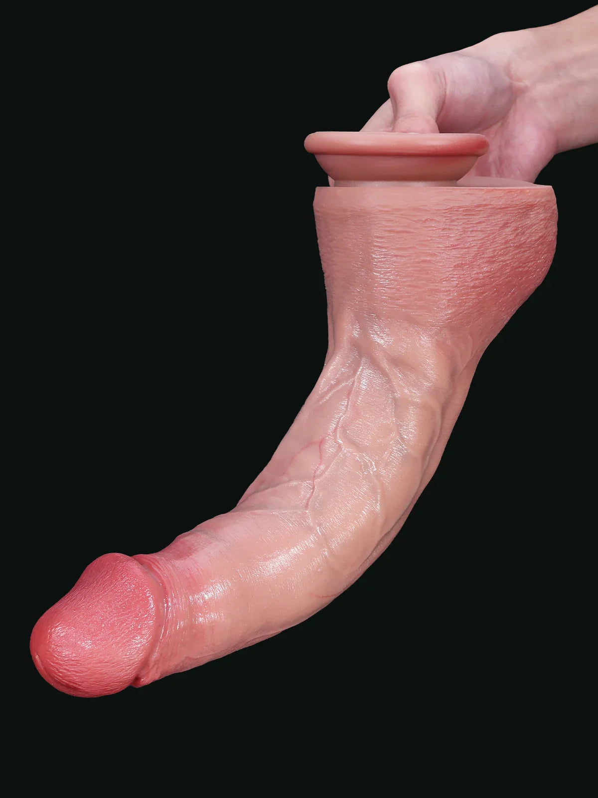 Jeff 11.8" x 2.2" Long Smooth Realistic Dildo with Balls and Suction Cup