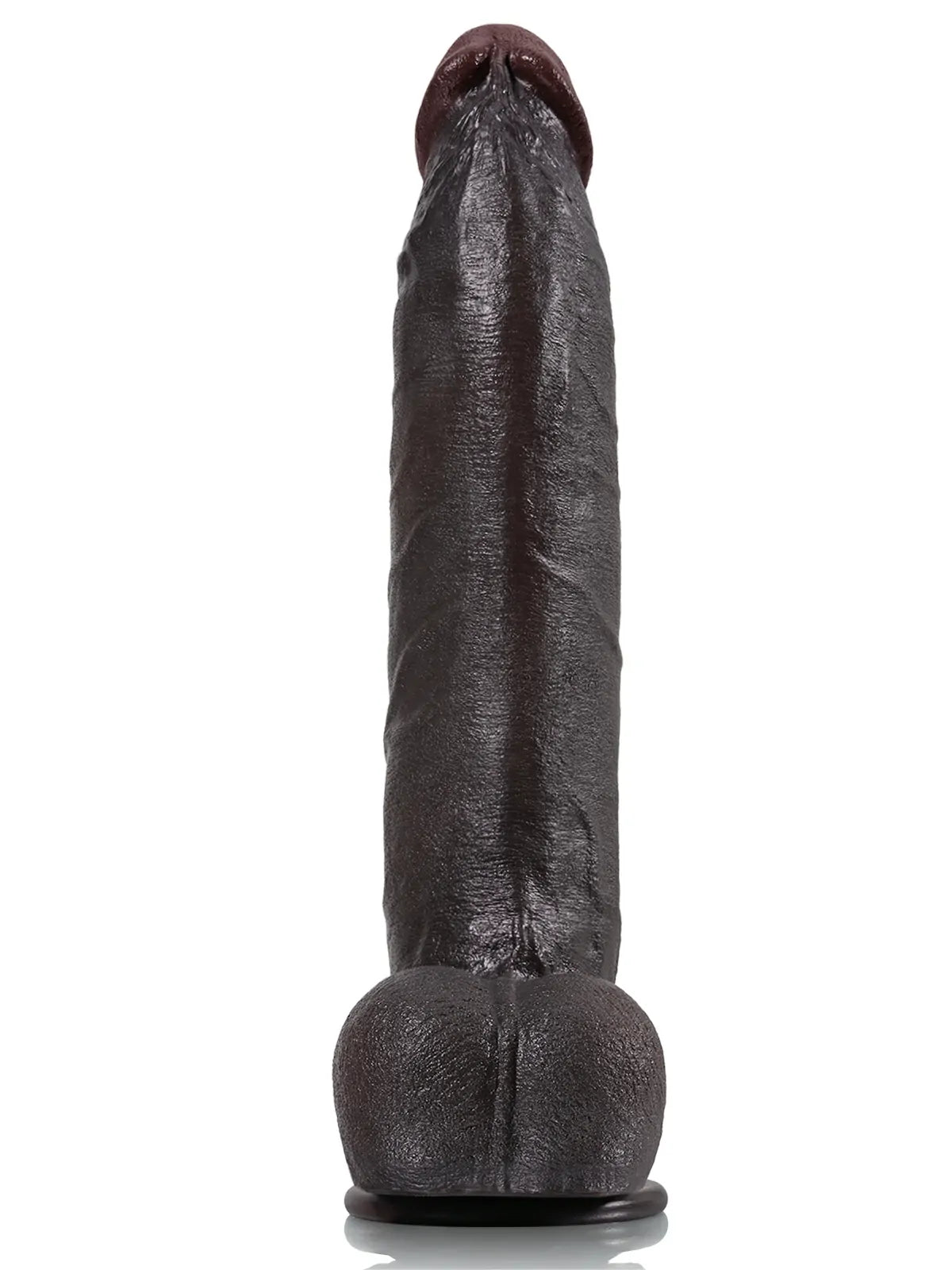 Farid 12" x 2.3" Big Curved Thick Realistic Dildo, Slim Tip and Broad Base