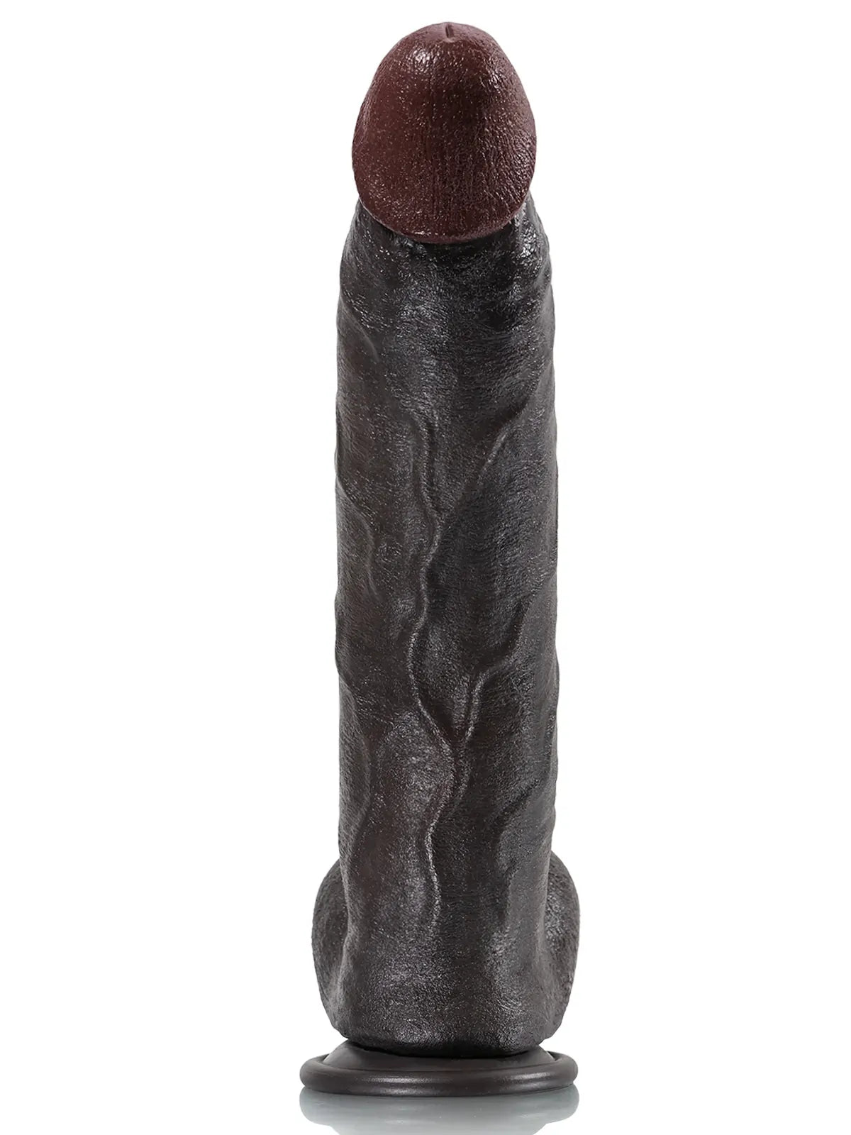 Farid 12" x 2.3" Big Curved Thick Realistic Dildo, Slim Tip and Broad Base