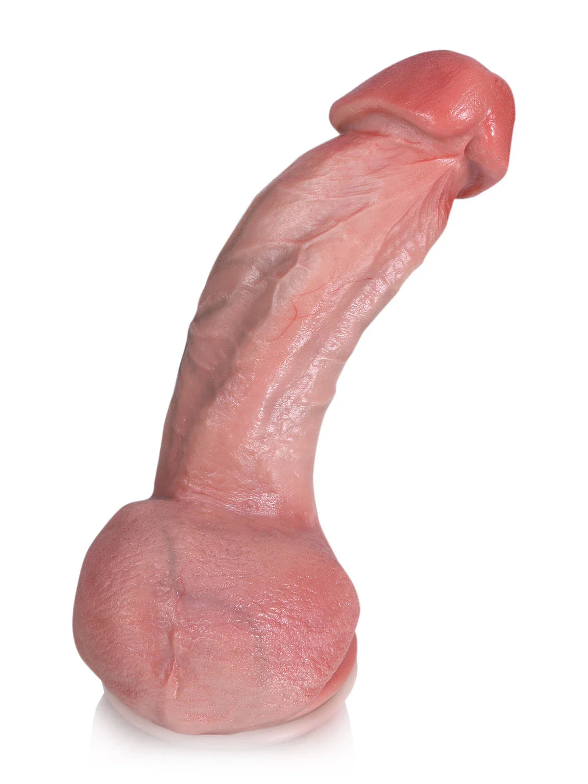 Jack 9" x 2" Realistic Dildo with Swollen Glans & Veins Sliding Balls