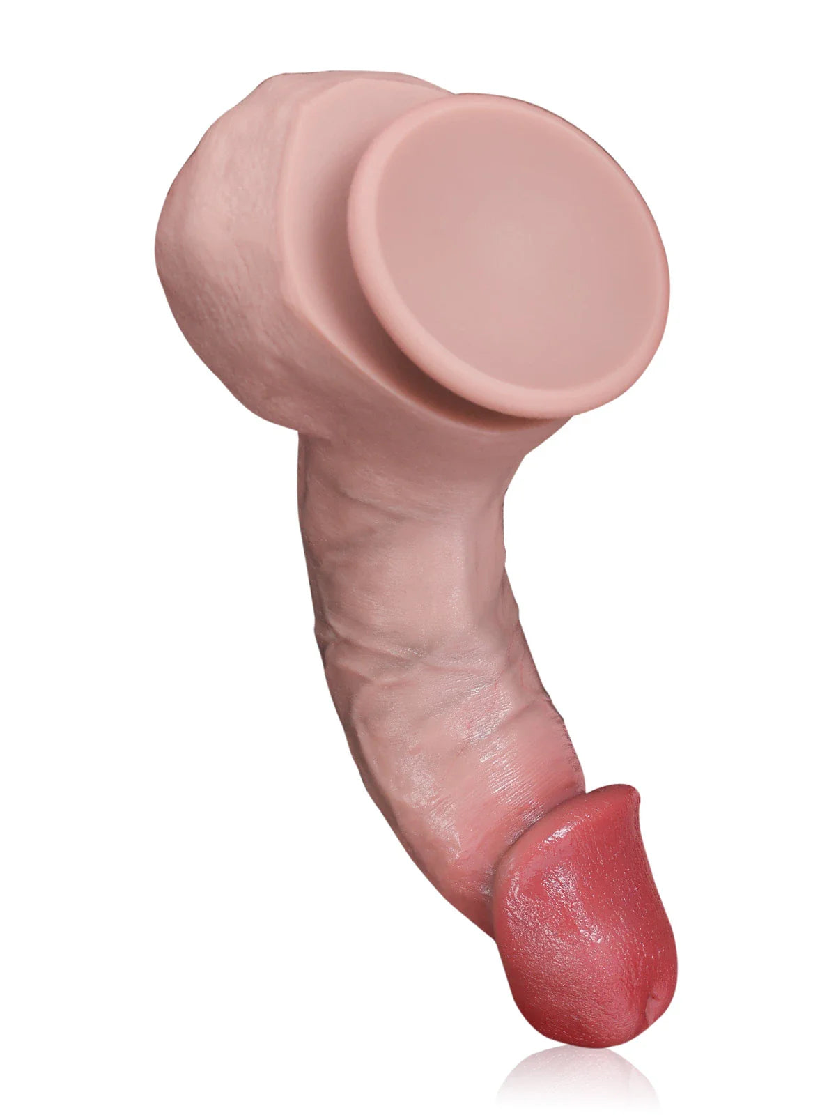 Jack 9" x 2" Realistic Dildo with Swollen Glans & Veins Sliding Balls