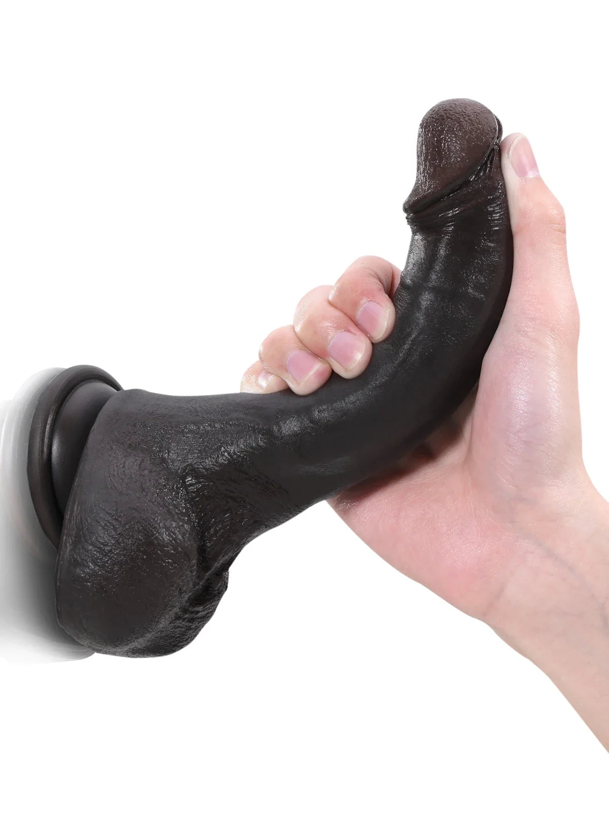 Jodie 8.3" x 1.5" Dual-Density Bendable Realistic Dildo with Flesh Skin