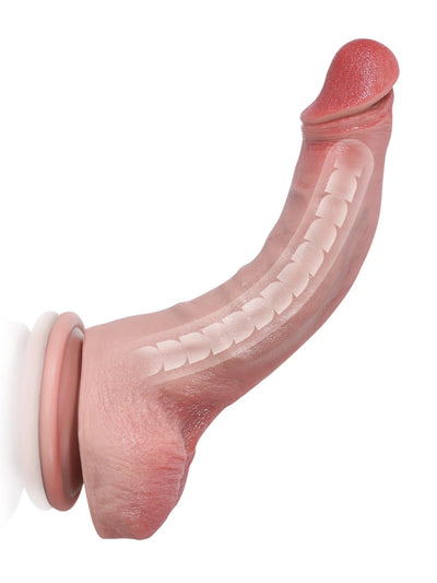 Jodie 8.3" x 1.5" Slim Bendable Realistic Dildo with Coronal Ridge