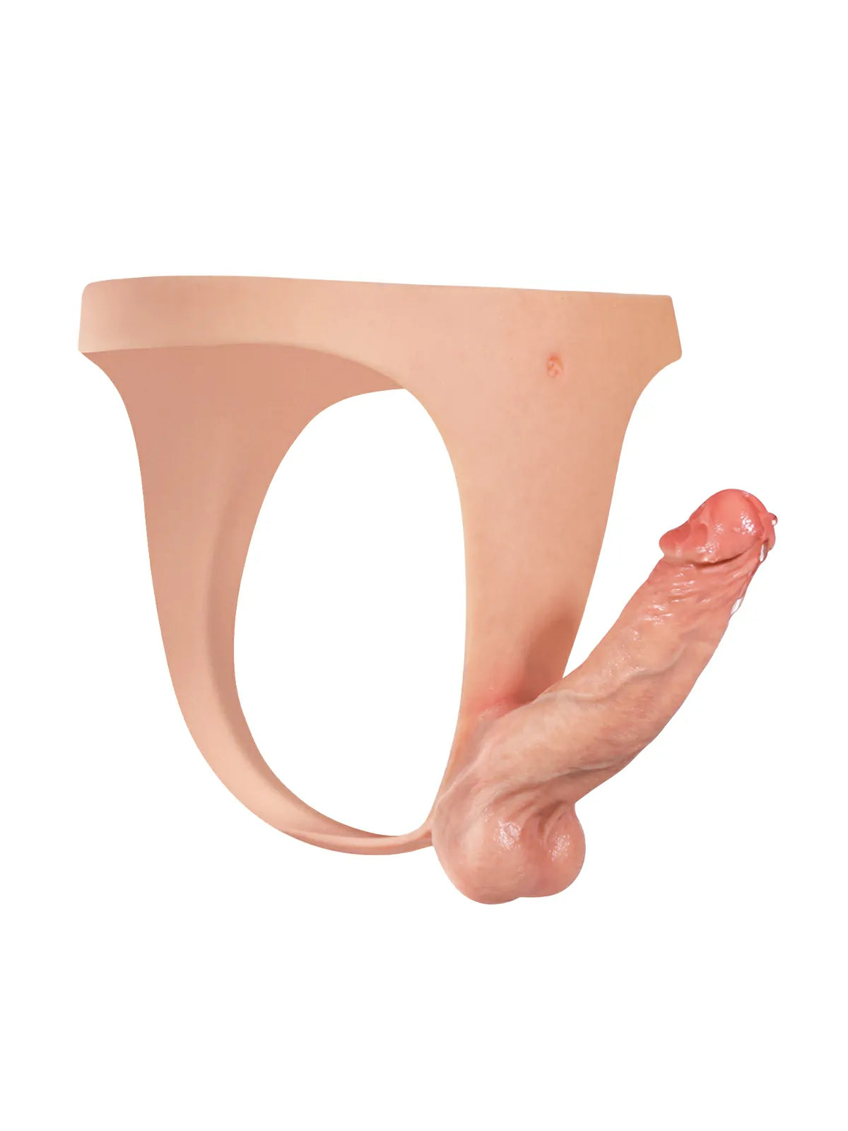 Hiro 6.3" Lightweight Wearable Strap-On Dildo, Slim Strap and Firm Core