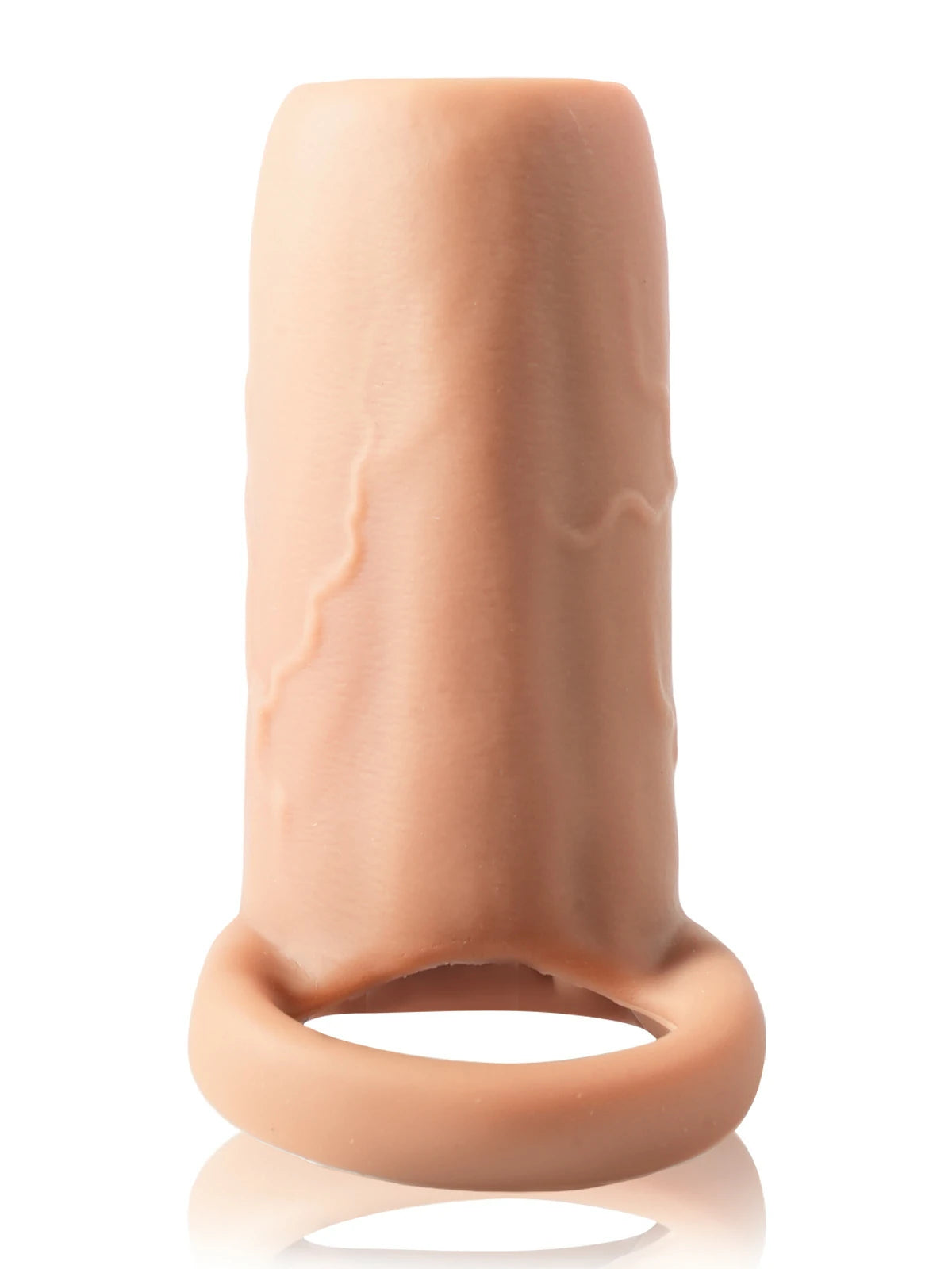 Maui 3.7" Girth Penis Sleeve, Open Top with a Firming Base Ring