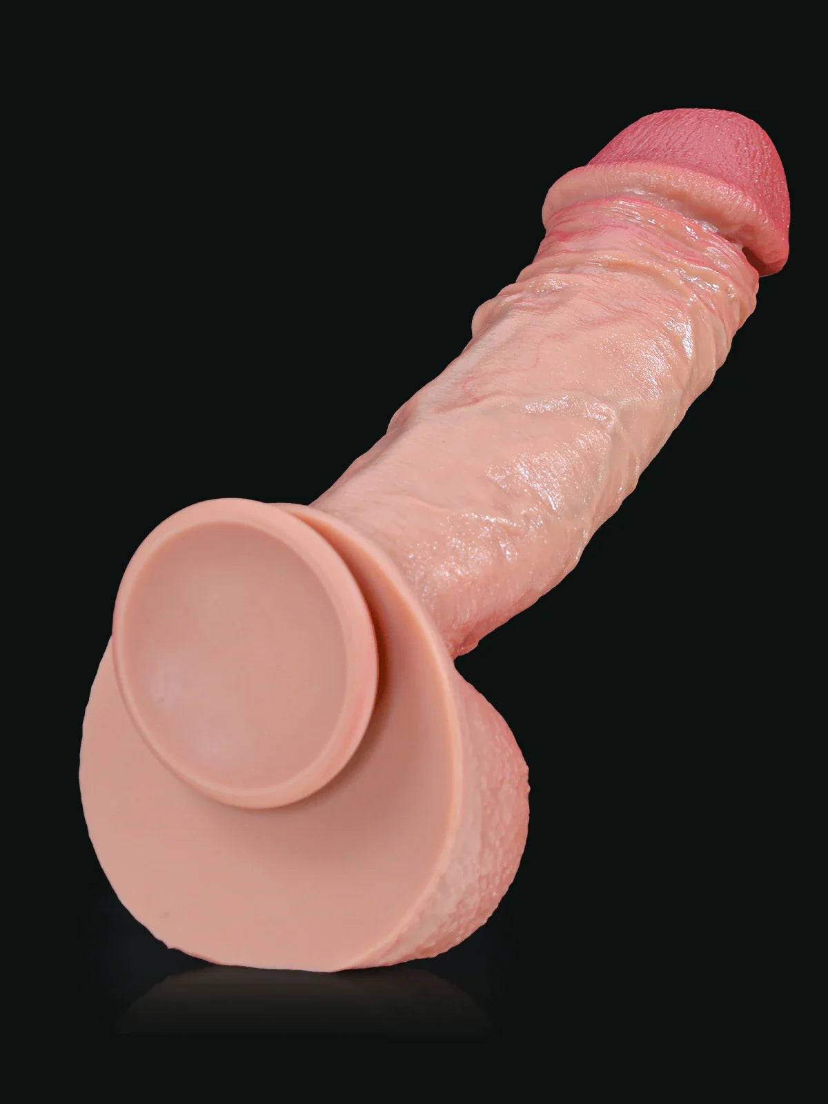 Rockwell 10.8" x 2.2" Extra Large Veiny Realistic Dildo with Balls and Suction Cup