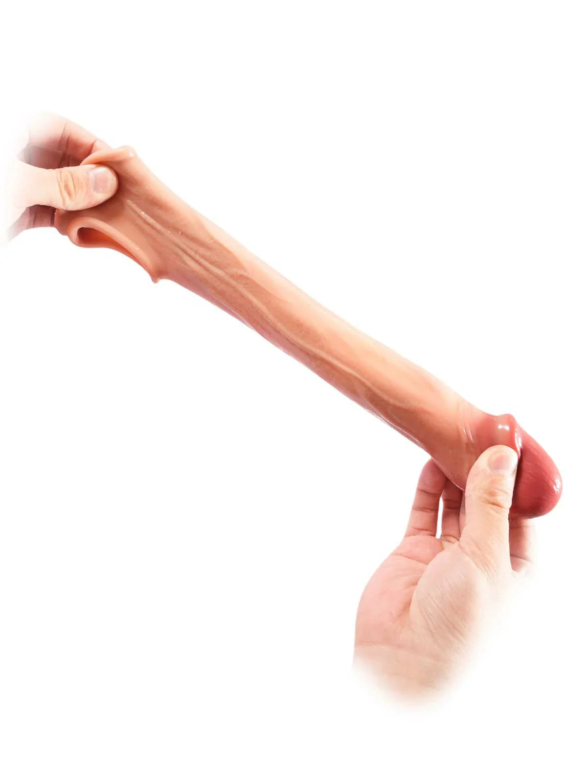 Surfside 7.3" Realistic Penis Sleeve Extender, Adds Length