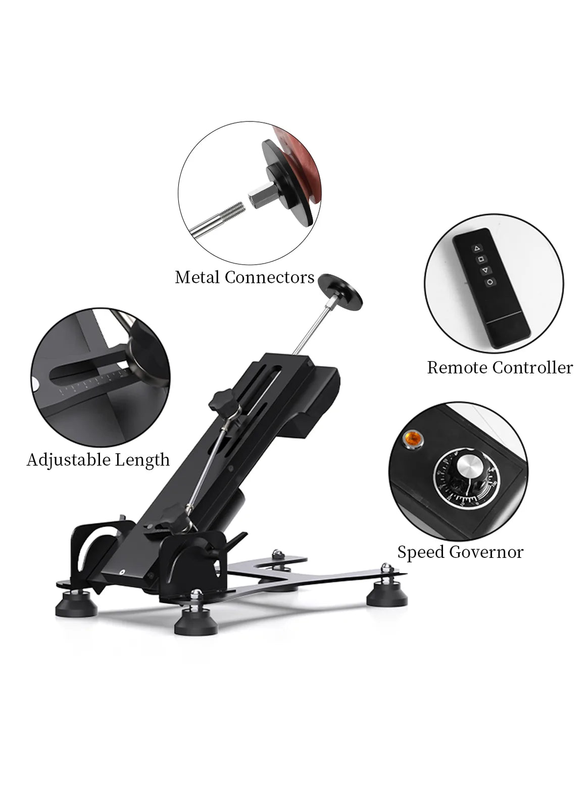 Vortex 120W Thrusting Sex Machine, 20.9 lb Steel Frame and Adjustable Stroke