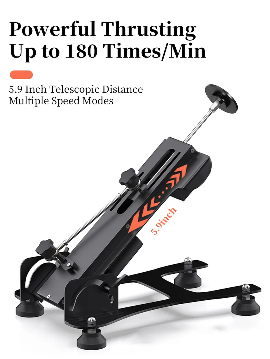 Vortex 120W Thrusting Sex Machine, 20.9 lb Steel Frame and Adjustable Stroke