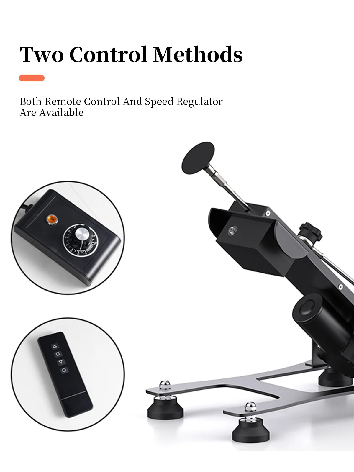 Vortex 120W Thrusting Sex Machine, 20.9 lb Steel Frame and Adjustable Stroke
