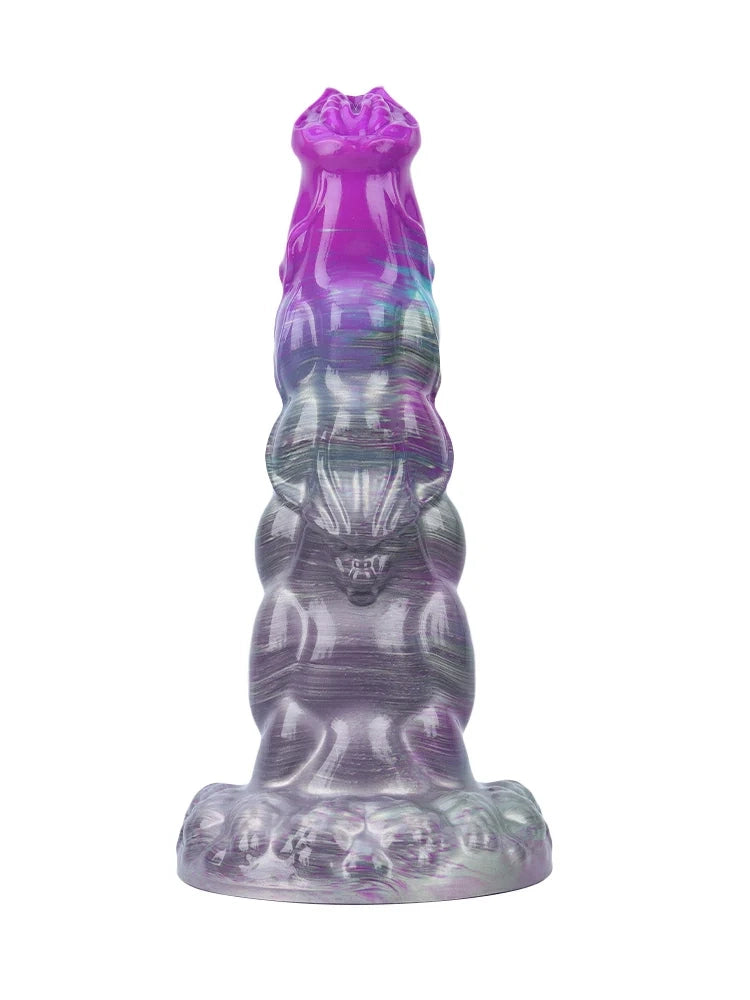 Walter Knotted Horse Dildo, Swollen Knots and Flared Crown, 4 Sizes