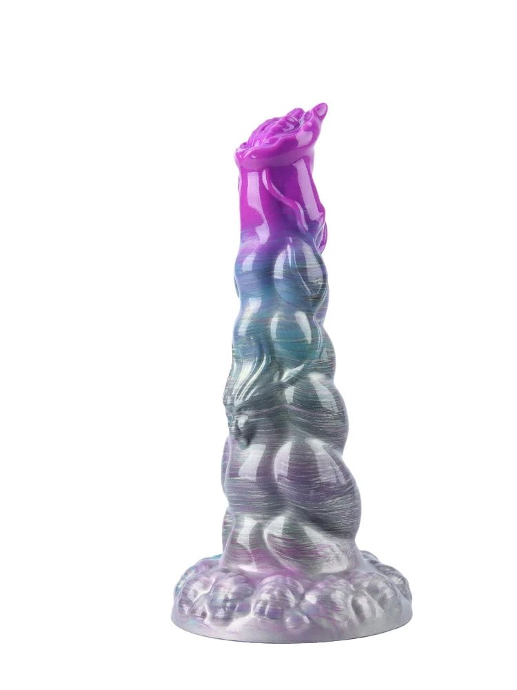 Walter Knotted Horse Dildo, Swollen Knots and Flared Crown, 4 Sizes