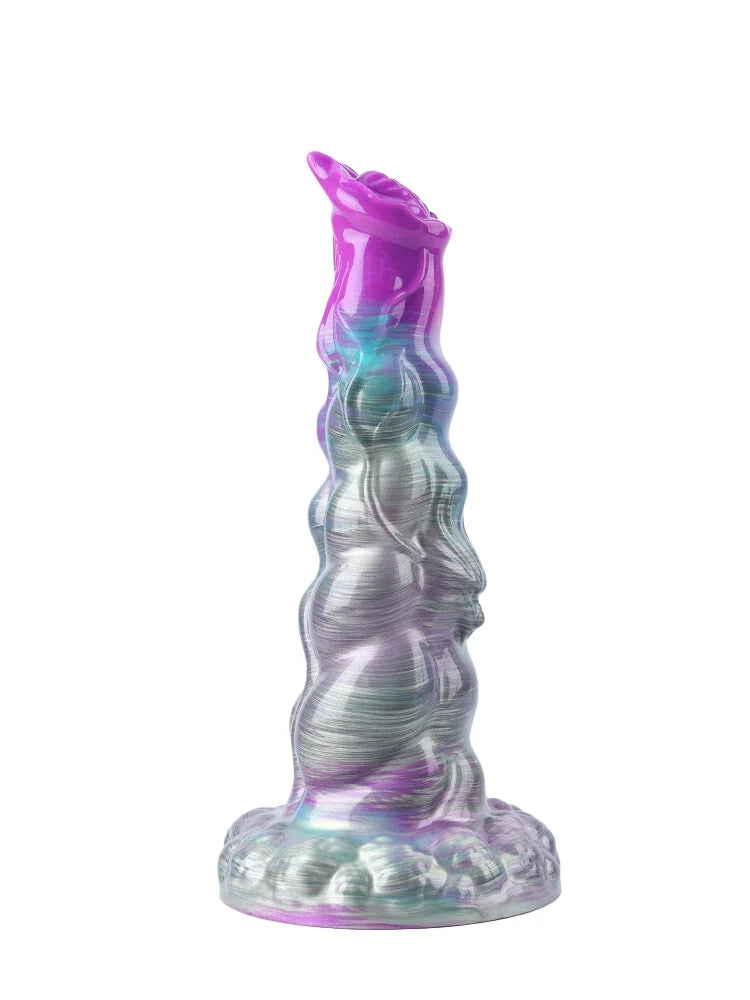 Walter Knotted Horse Dildo, Swollen Knots and Flared Crown, 4 Sizes