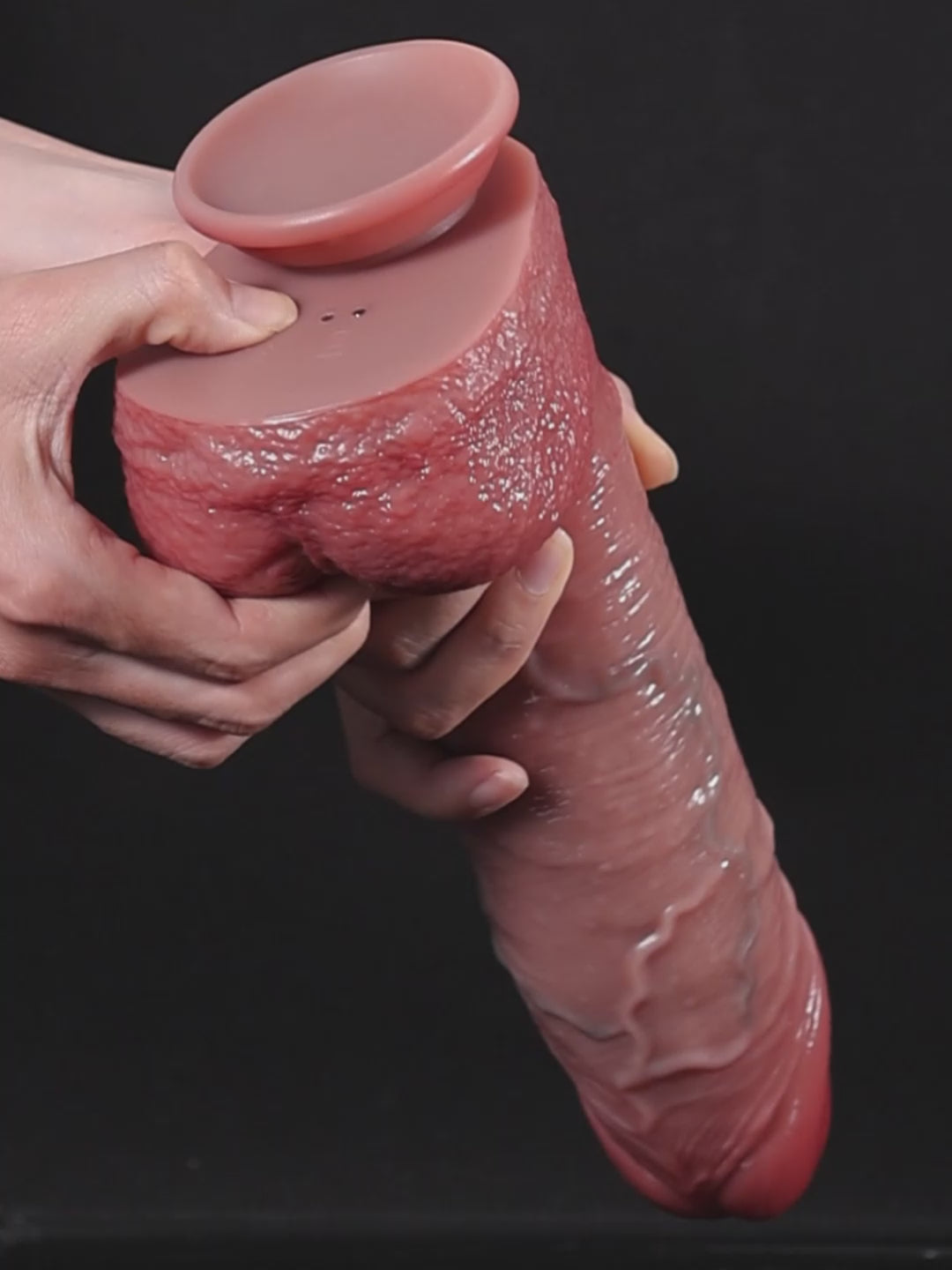 Patrick 10.3" x 2.3" Anatomically Detailed Thrusting Vibrating Dildo
