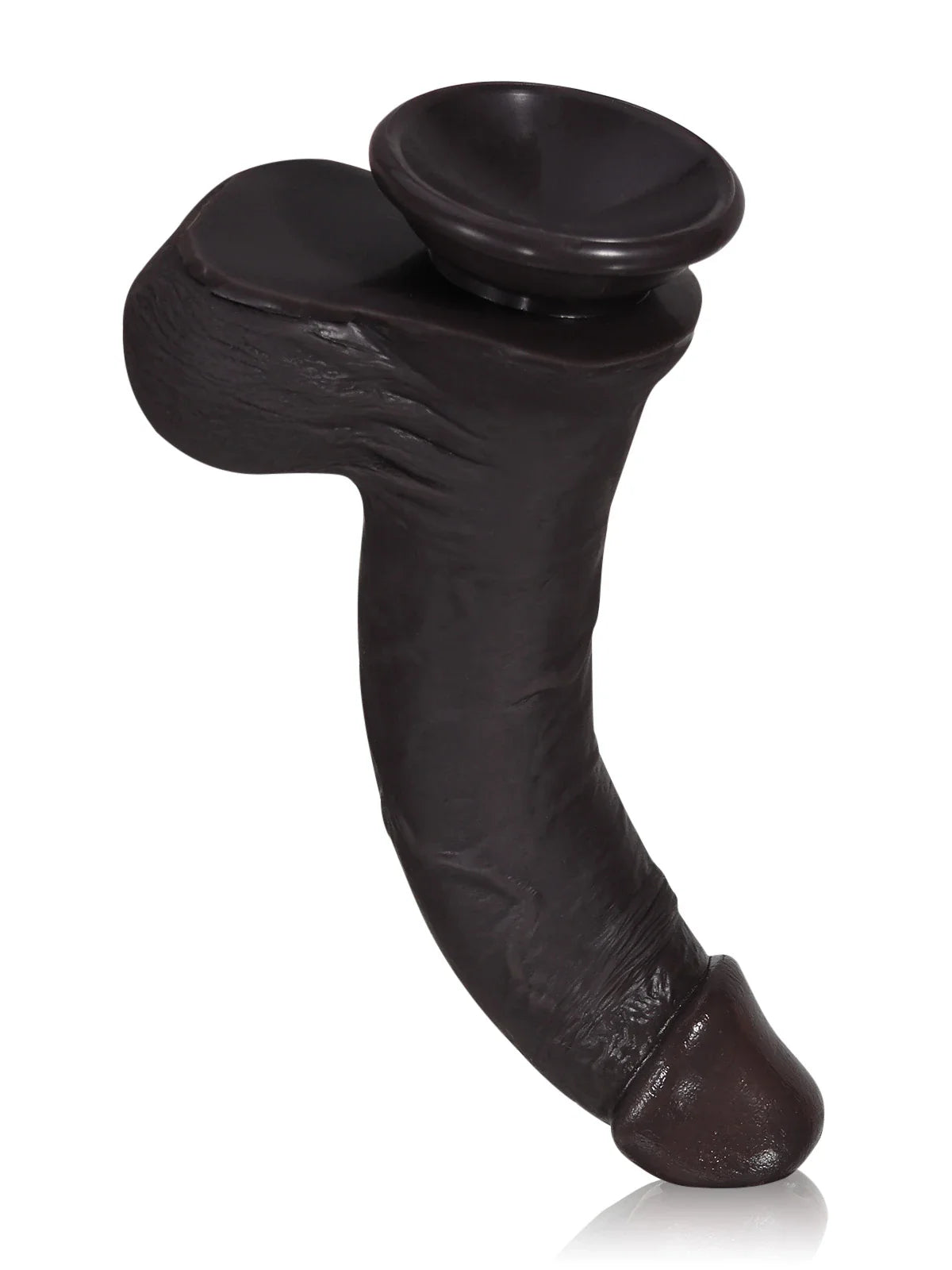 Billy Black 8.7" x 1.7" Uncut Bendable Realistic Black Dildo, Sliding Skin
