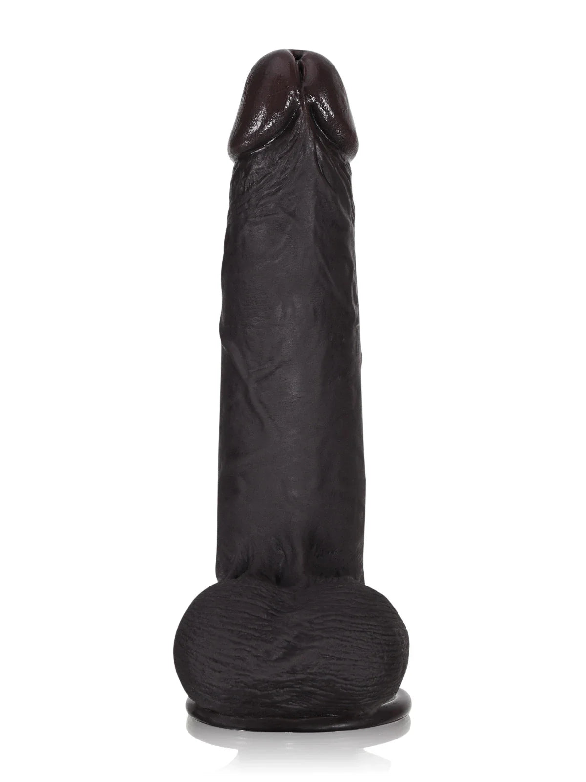 Billy Black 8.7" x 1.7" Uncut Bendable Realistic Black Dildo, Sliding Skin